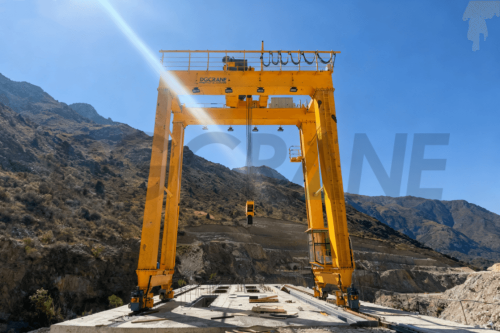 70t Double Girder Gantry Crane Uzbekistan 1