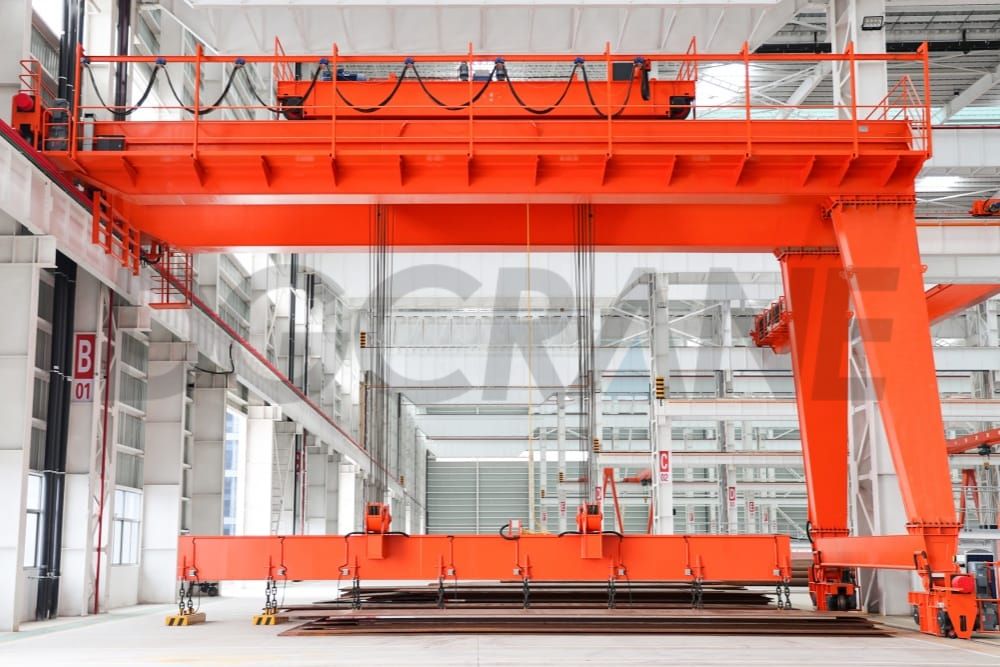 Semi Gantry Double Girder Gantry Crane