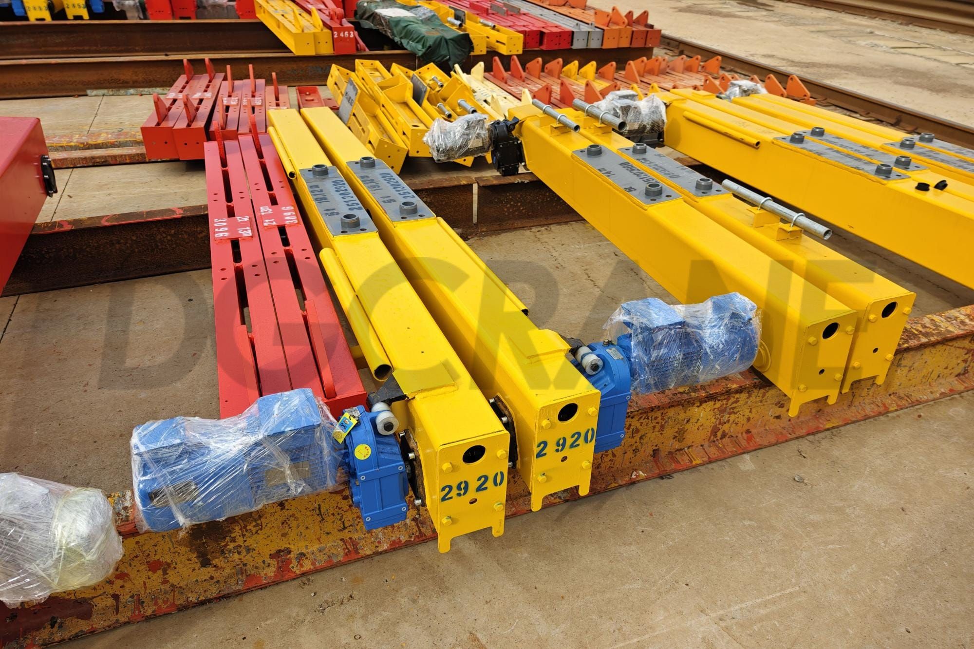 Trave terminale della gru a ponte monotrave europea