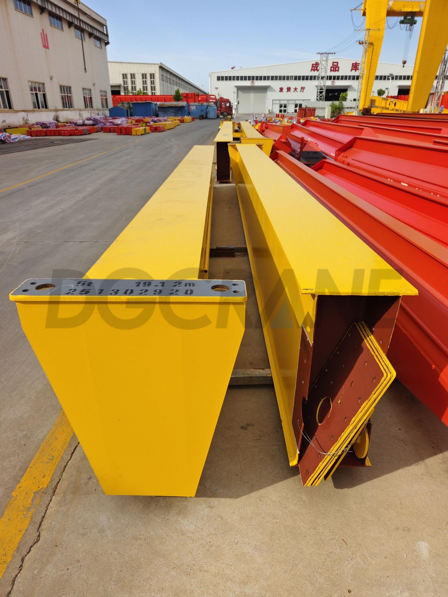 Gru a ponte monotrave europea, trave principale 2