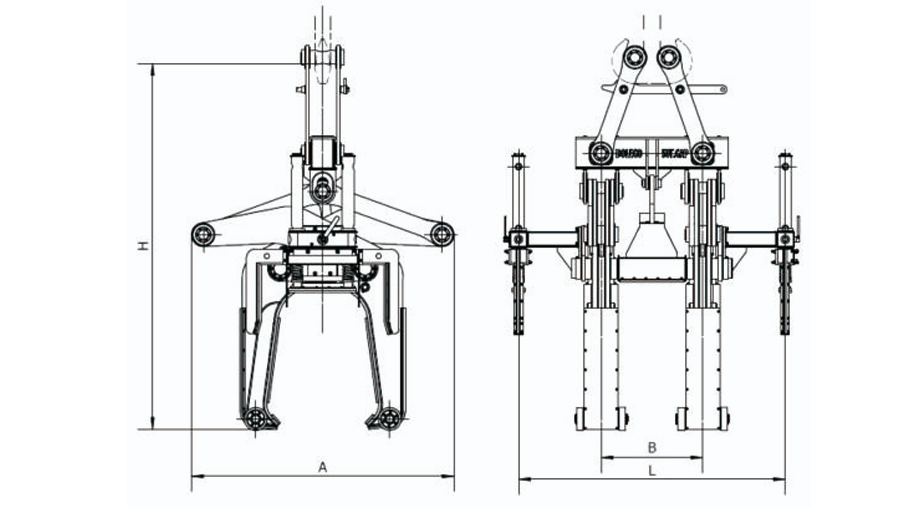 透かし入り機械式ダブルミルロールトング