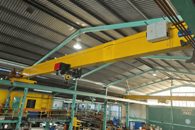 10t single girder overhead crane