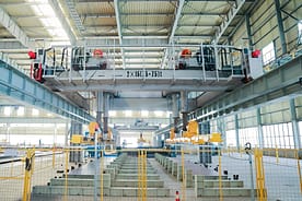 جرثقیل سقفی جابجایی خودکار صفحات فولادی