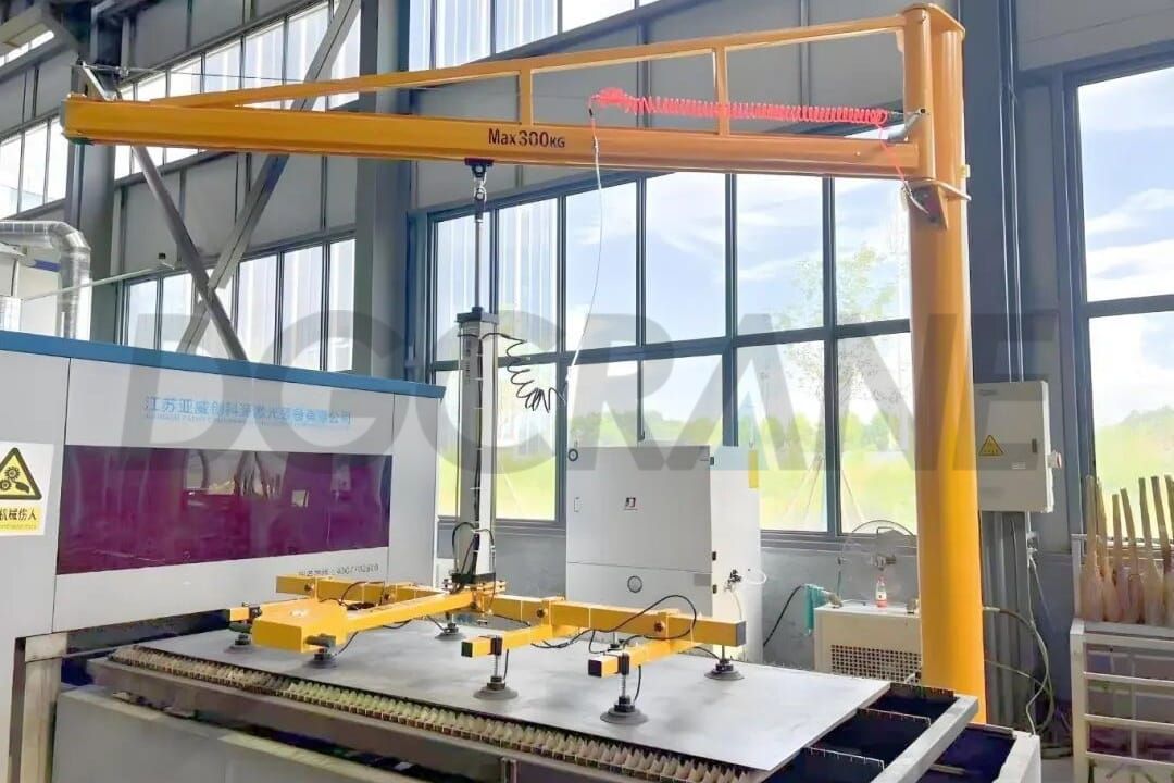 Gru a bandiera industriale indipendente 1