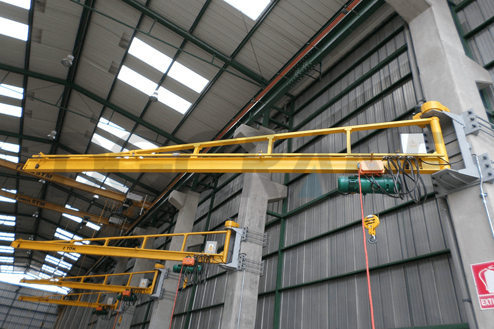 Gru a bandiera industriale a parete 5 1