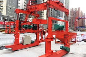 Γερανός Gantry για τοποθέτηση γραμμών μετρό