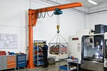 workstation jib crane in mechanical processing industry 1