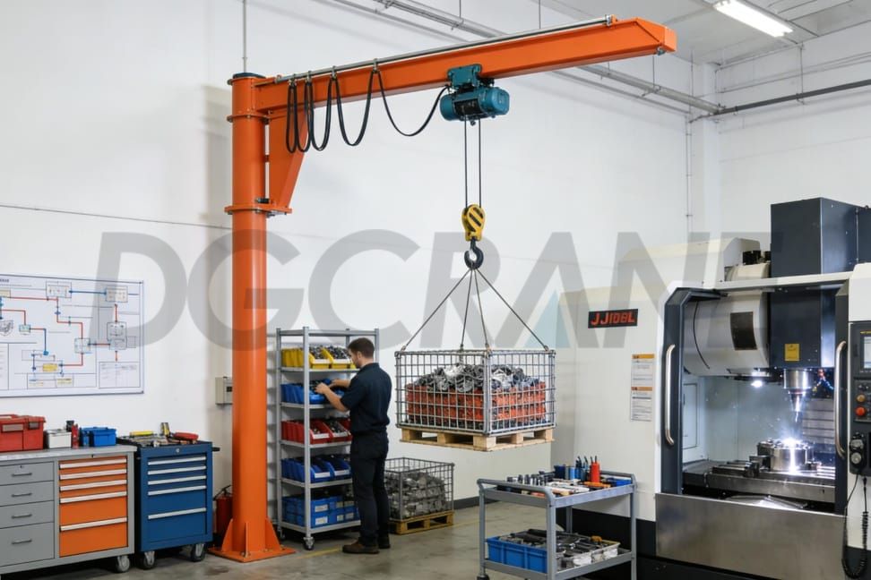 рабочая станцыя страловага крана ў машынабудаўнічай прамысловасці