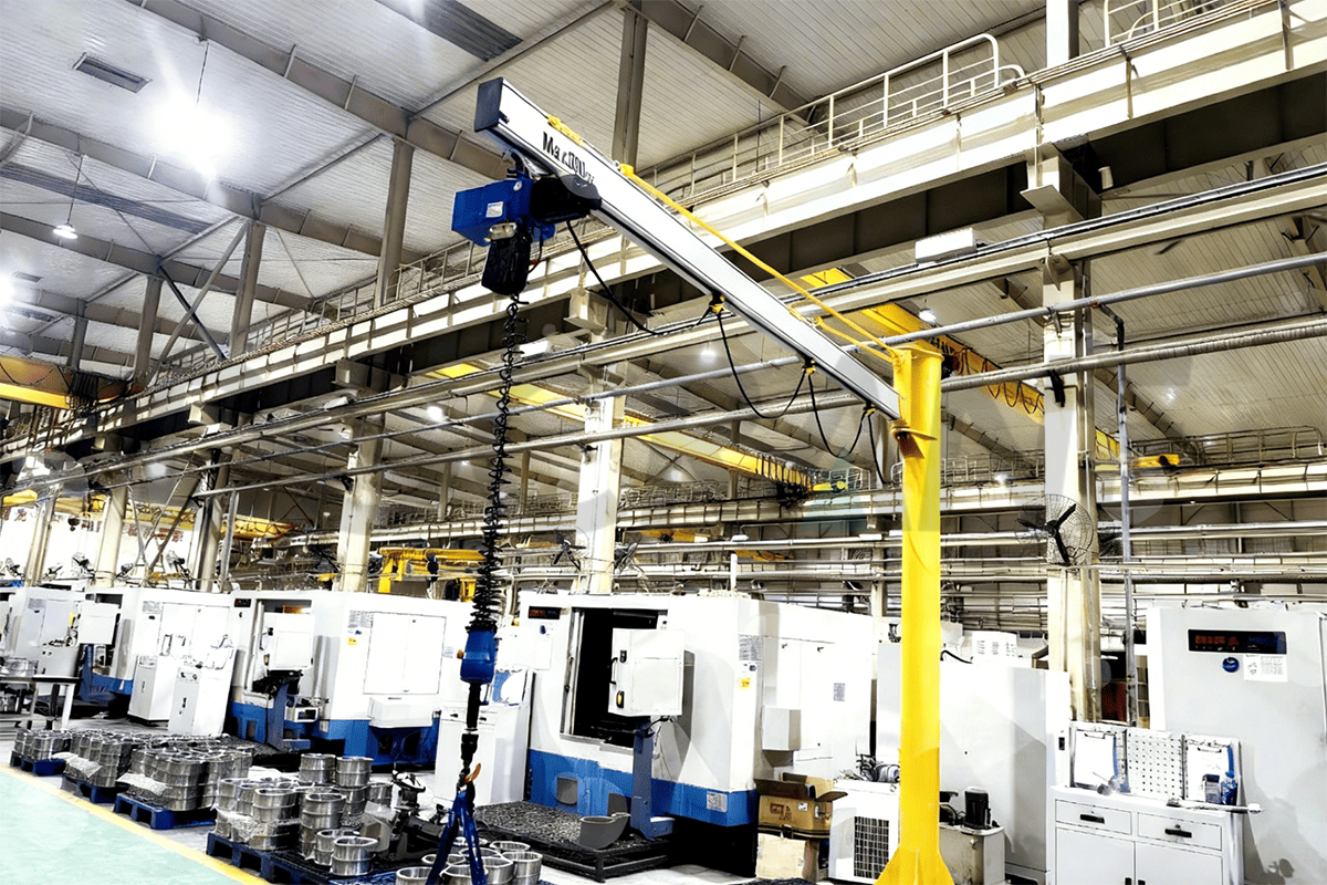 Γερανός αλουμινίου με ράγες για εργαστήριο ακριβείας κατεργασίας