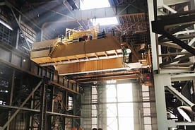 Ponte rolante automática com alimentação rotativa 01