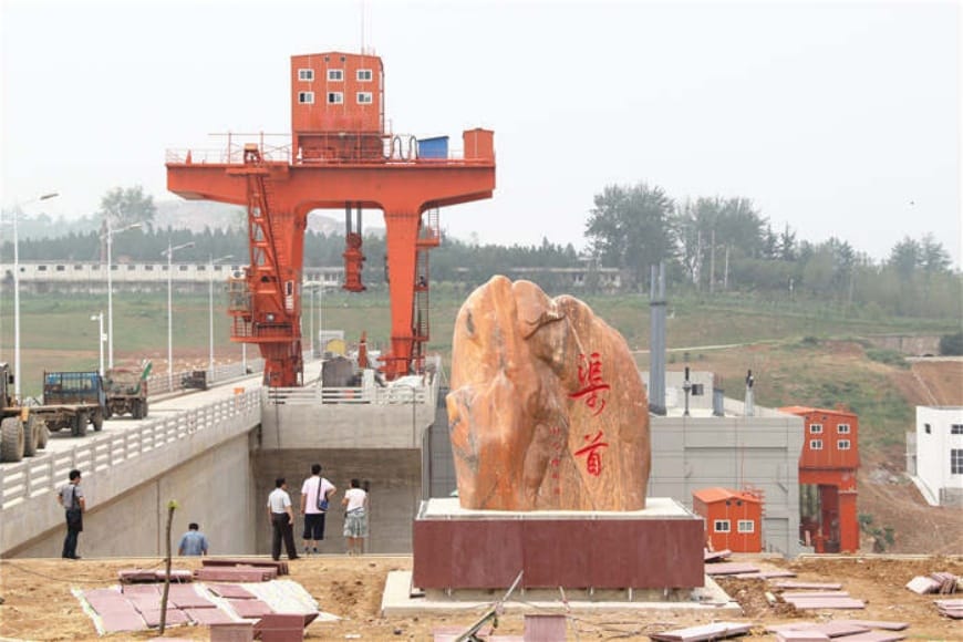 Kerja-kerja Utama Terusan Taocha bagi Projek Lencongan Air Selatan ke Utara 2 telah ditanda air