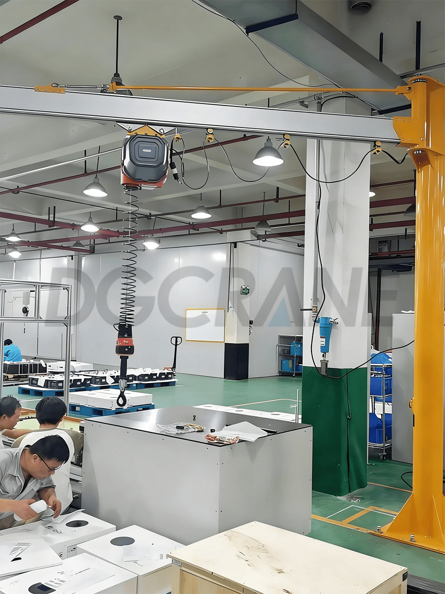 γερανός αλουμινίου με ράγες για εργαστήριο κατασκευής ηλεκτρονικού εξοπλισμού