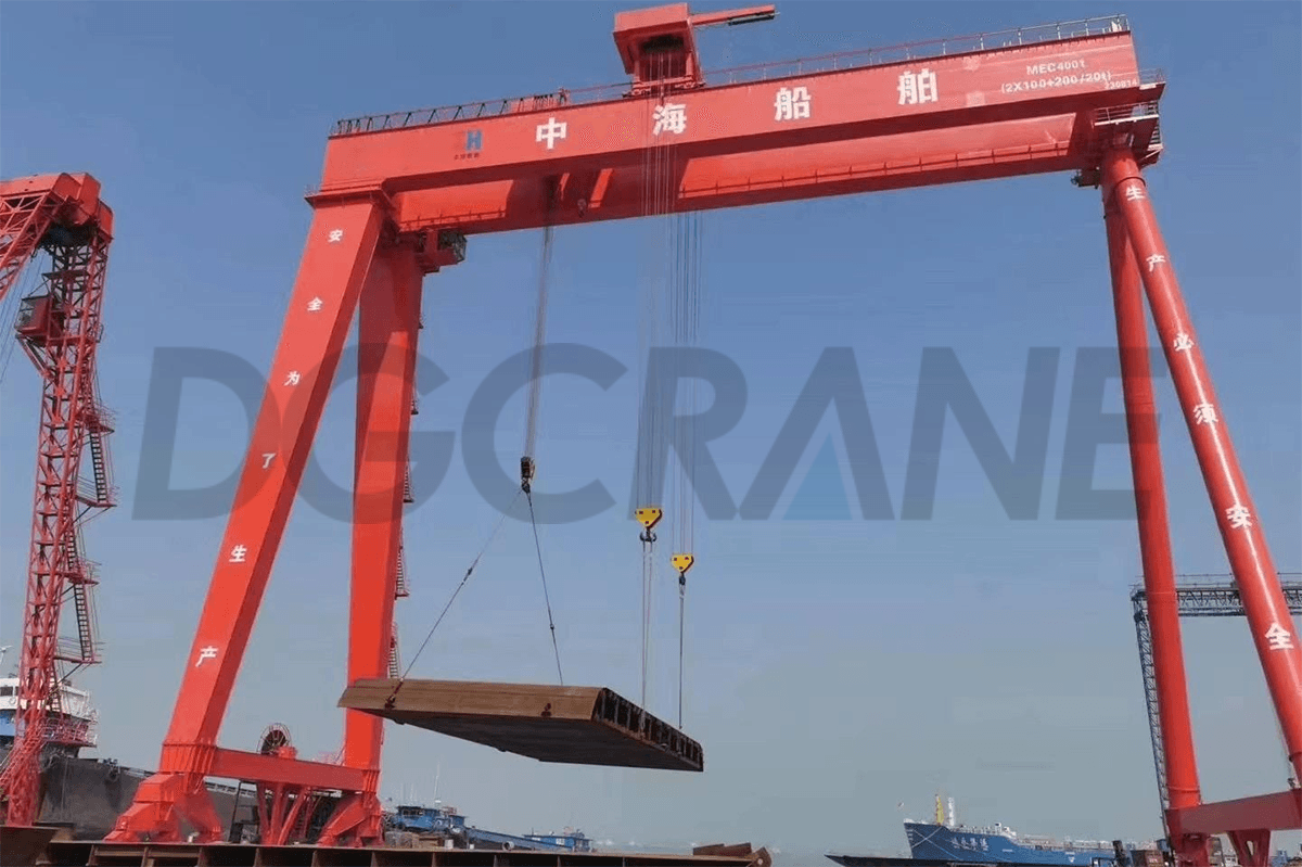 400吨造船厂龙门起重机