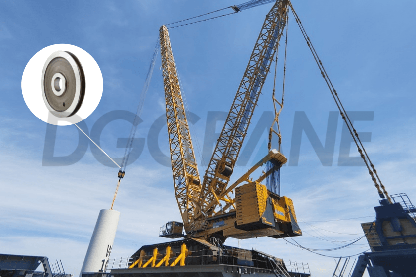 کرالر کرینوں میں جعلی کرین شیووں کا اطلاق