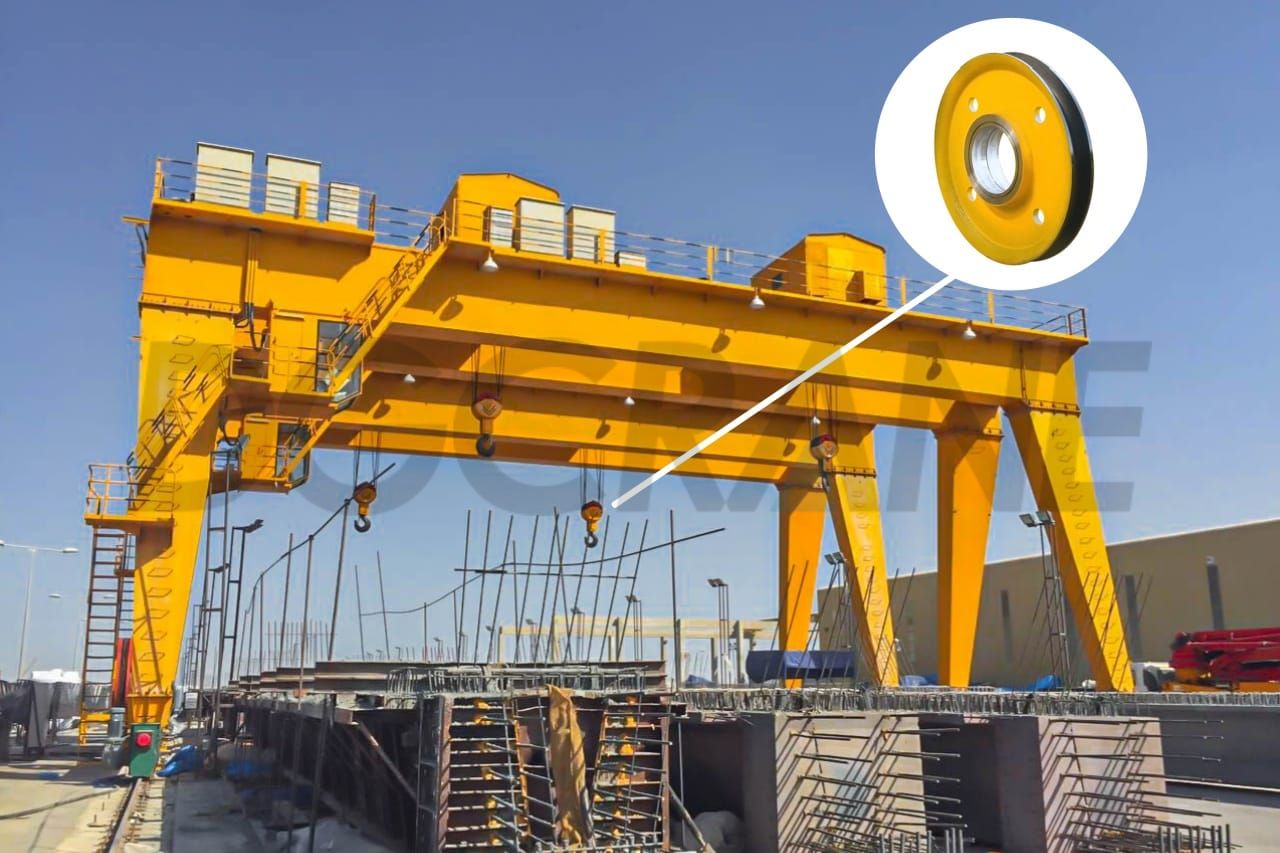 گینٹری کرینوں میں جعلی کرین شیووں کا اطلاق