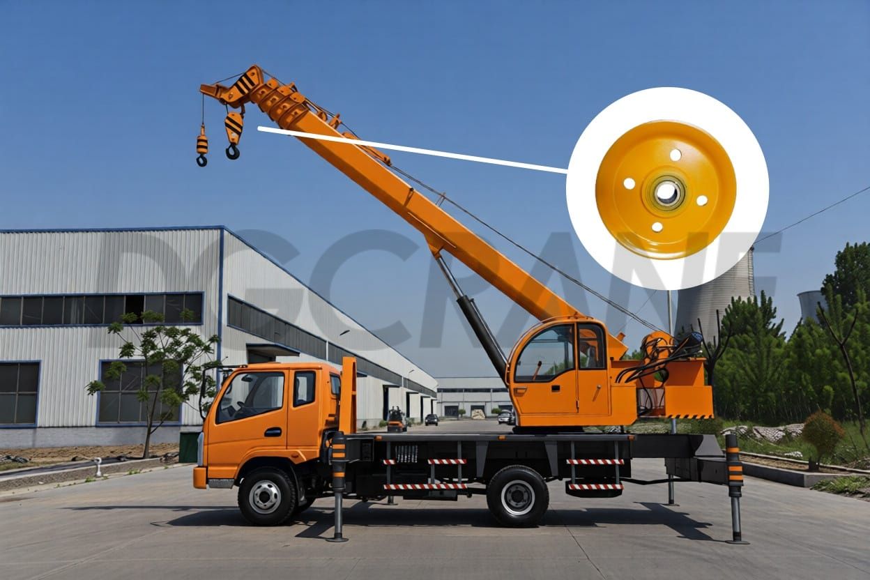 Zastosowanie krążków linowych dźwigów w blokach hakowych dźwigów samochodowych