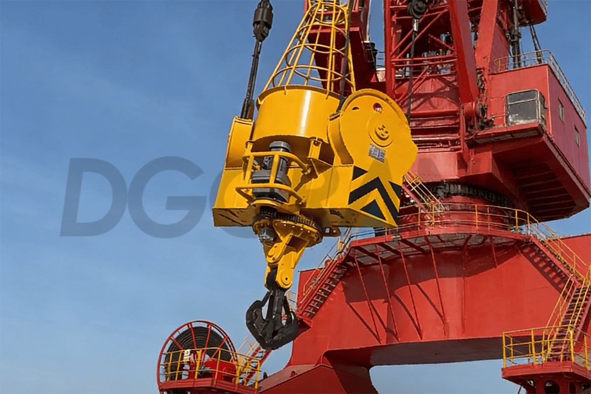 Motorized Rotating Crane Hook Block para sa Paghawak ng Kargamento sa Port