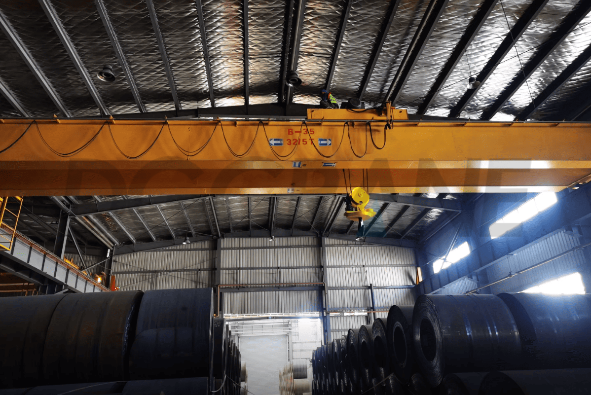 Motorized Rotating Crane Hook Block para sa mga Workshop ng Pag-iimbak ng Steel Coil