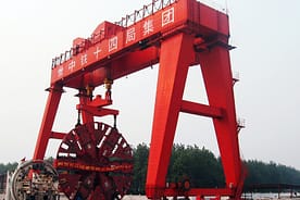 Γερανογέφυρα TBM με υδατογράφημα