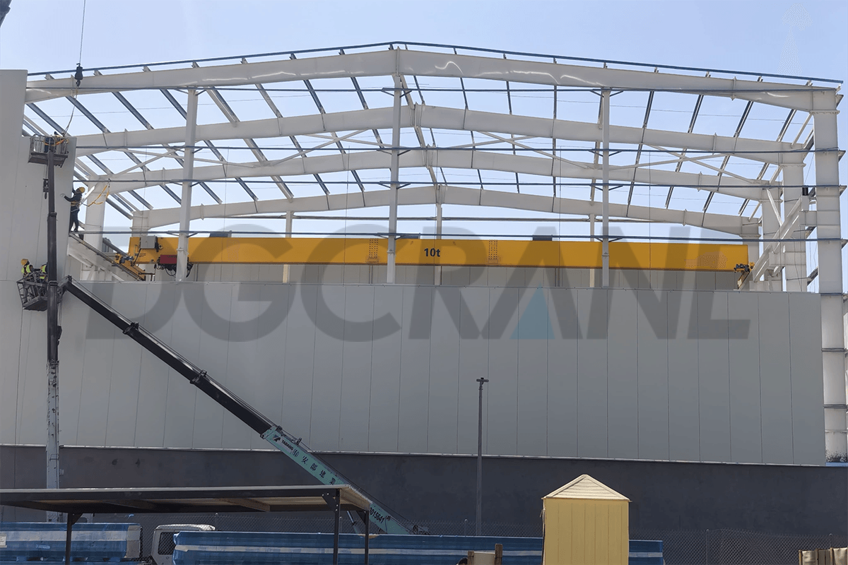10T Single Girder Overhead Crane
