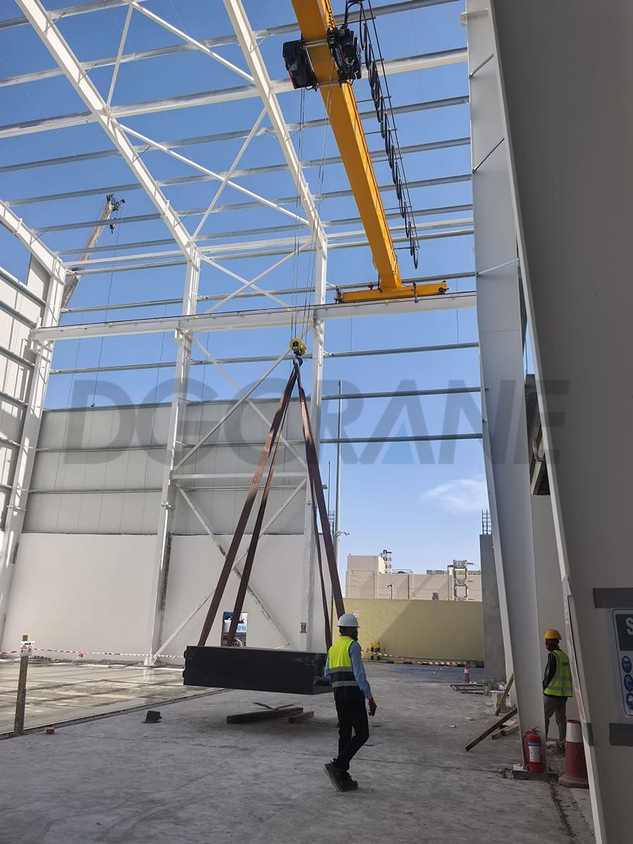 10t overhead crane test in KSA