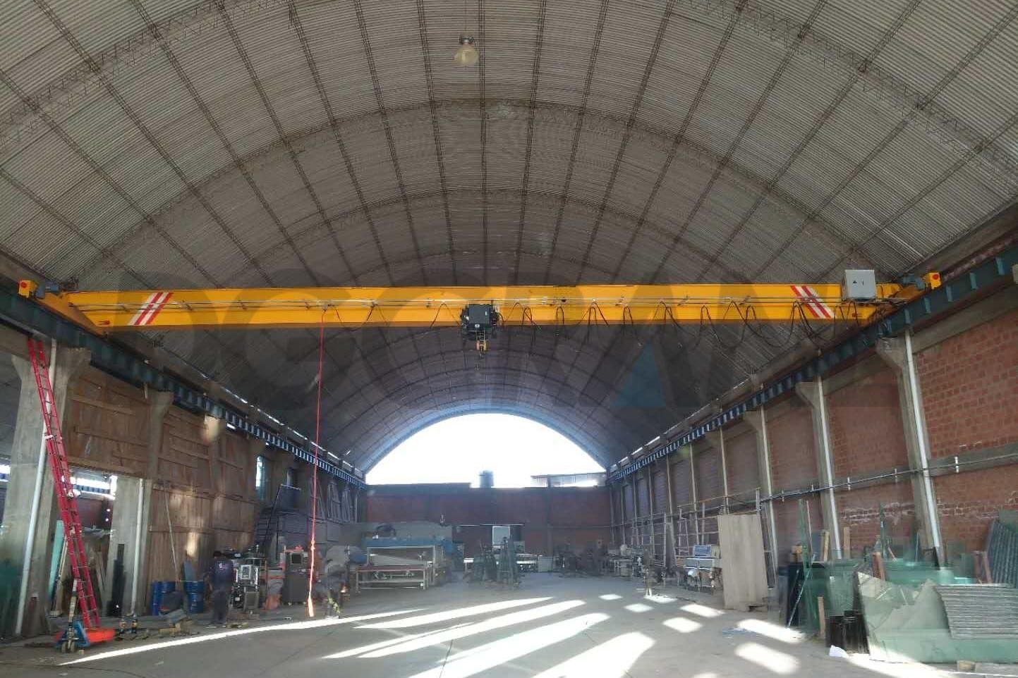 5 टन यूरोपीय प्रकार एकल गर्डर उपरि क्रेन 1