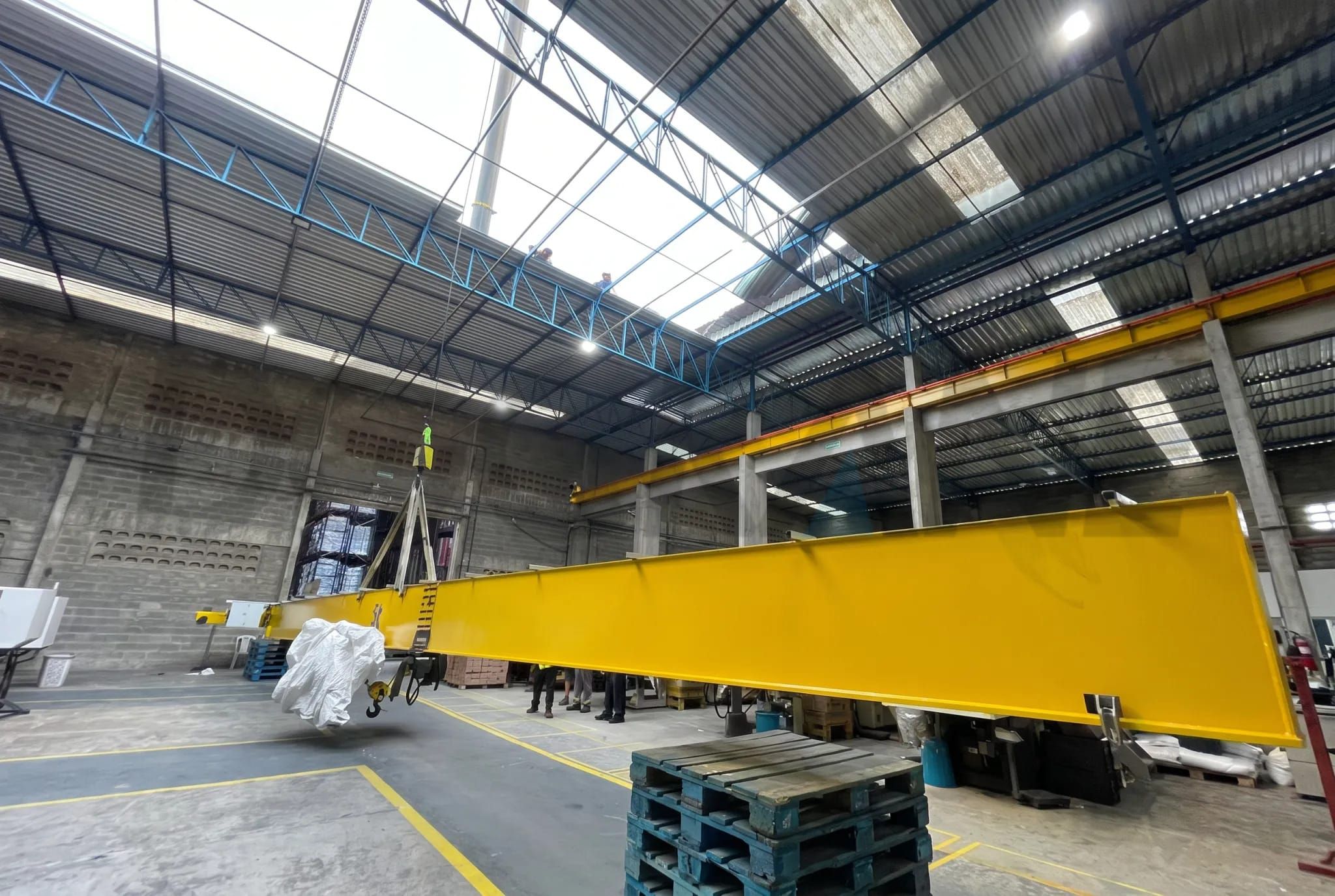 5t single girder overhead crane 1