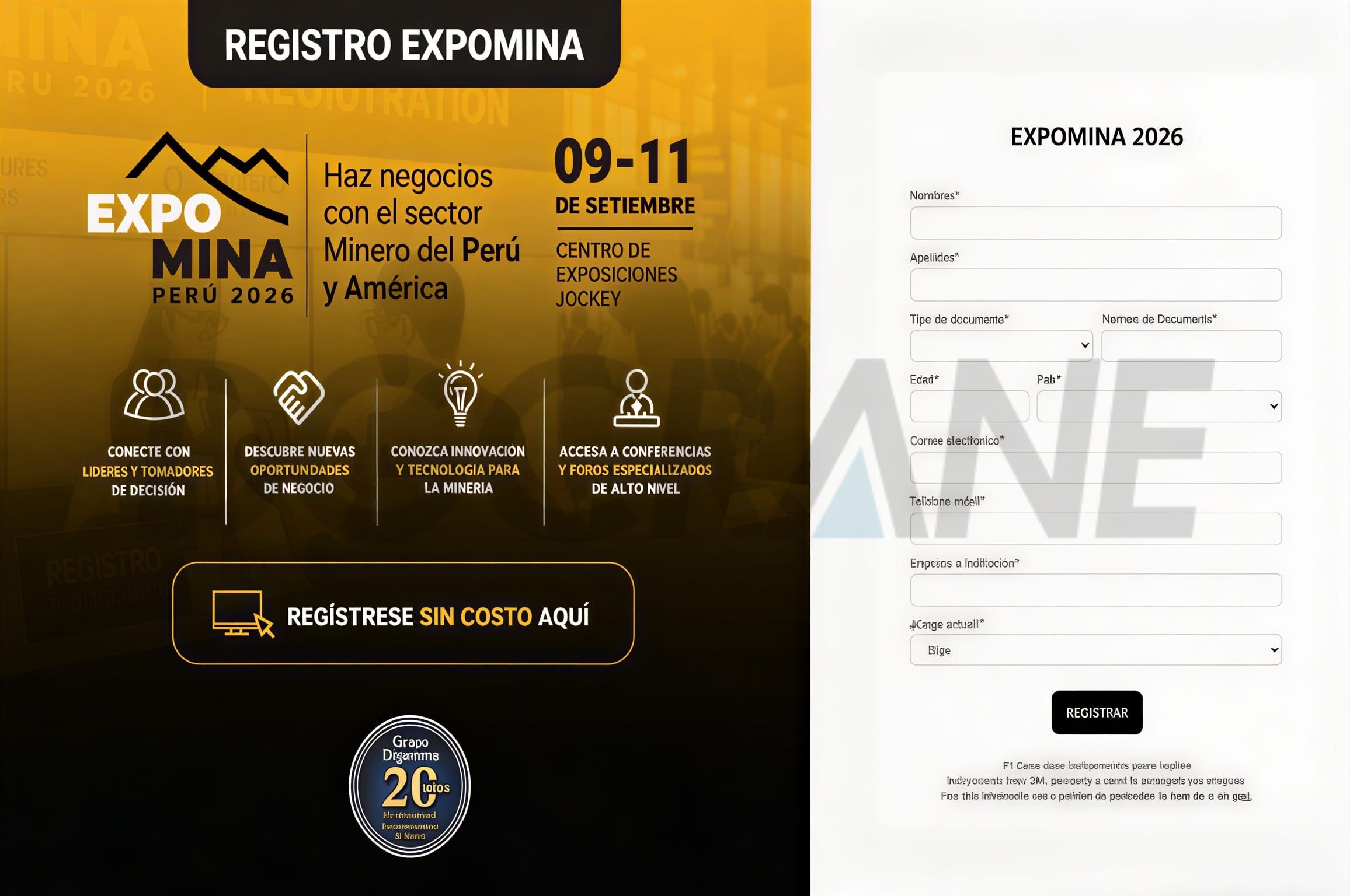 DGCRANE Sizi EXPOMINA PERU 2026 Kapanış Oturumuna Davet Ediyor