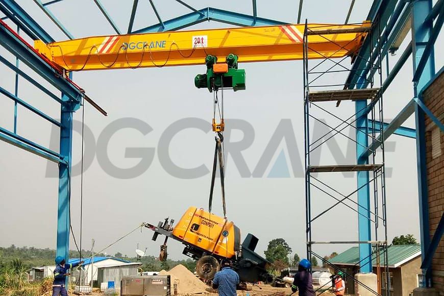 Puente grúa monoviga de 20 toneladas 1