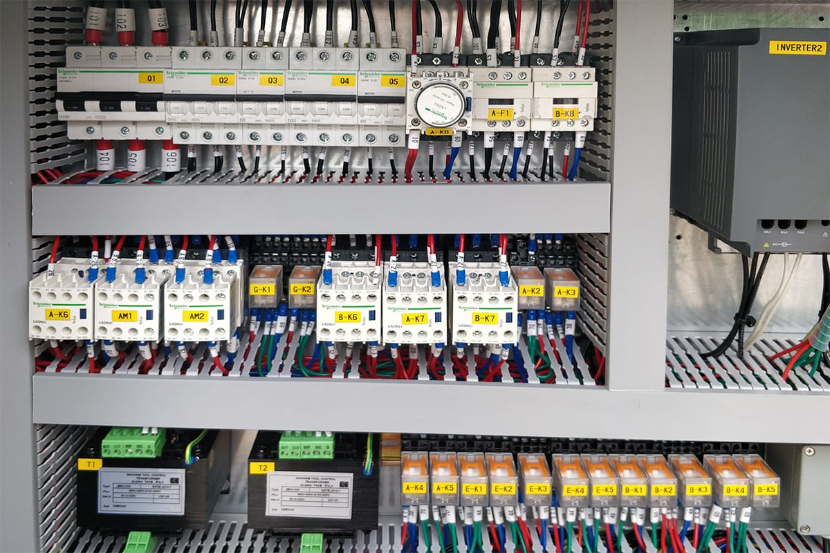 Caja de control eléctrico del polipasto
