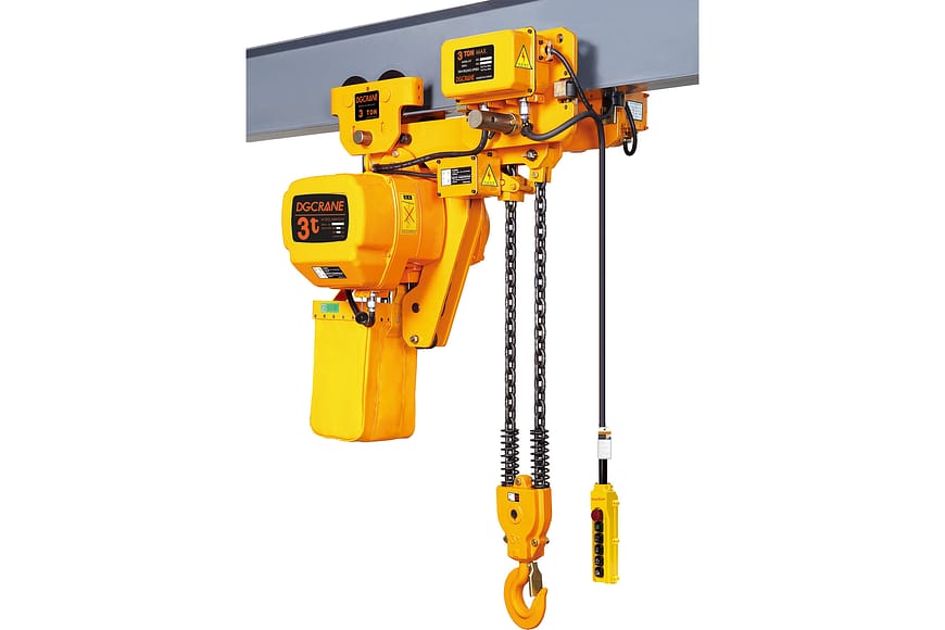 Low headroom type electric chain hoist 1