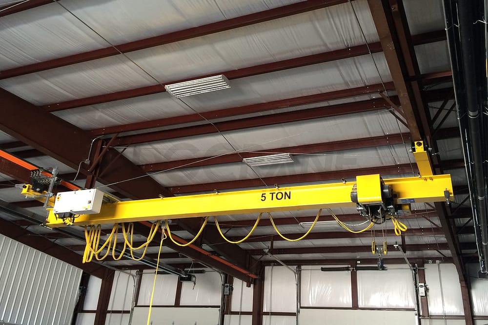 Types of EOT cranes Underhung Cranes