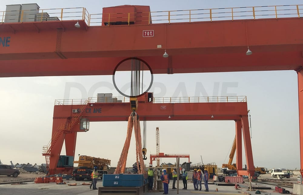 wire rope of gantry crane